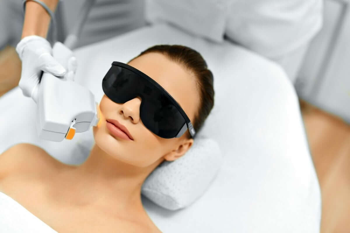 Young lady getting BBL Treatments Laser hair removal | Gig Harbor Aesthetics in Gig Harbor, WA